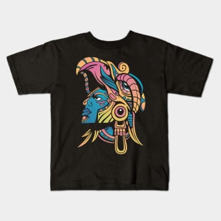 HUICHOL WARRIOR Kids T-Shirt